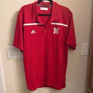 Adidas Nebraska Men's Polo
